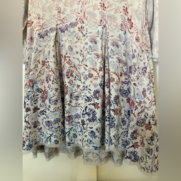 ECOTE tunic blouse flowy high low hem boho - Picture 8 of 13